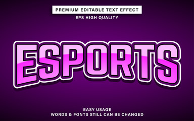 Fototapeta premium esports text effect
