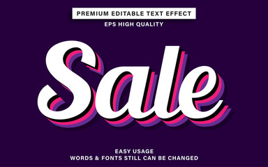 sale text effect
