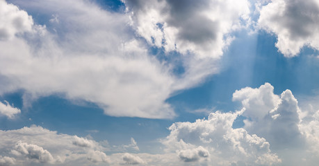 Cumulus cloud closeup