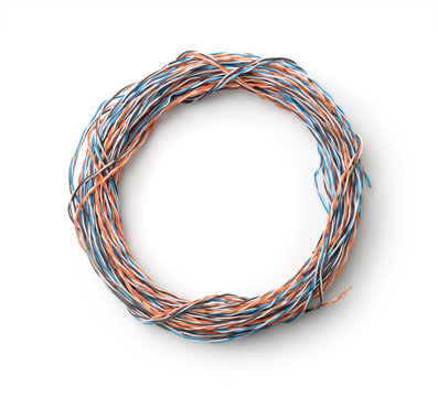 Twisted pair cable roll