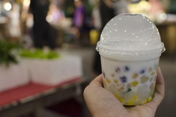 cup of coffee in cafe