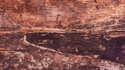 Old plank ancient pattern for wallpaper. Rough panel material for rustic background concept. 