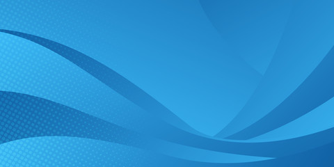 Blue background with curve line shiny stripe