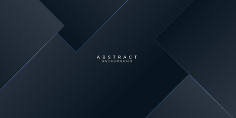 Black abstract presentation background with shiny light