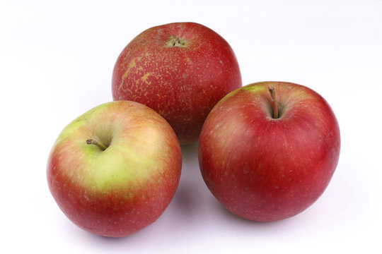 Apple Ligol is red white background
