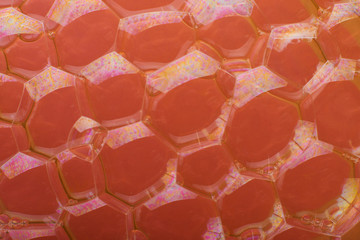 abstract colored background of soap bubbles