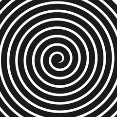 Naklejka premium Linie koncentryczne. Spirala. Spirala. Hipnoza okrągły obrotowy tło. Ilustracji wektorowych.