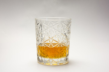 whiskey in the glass