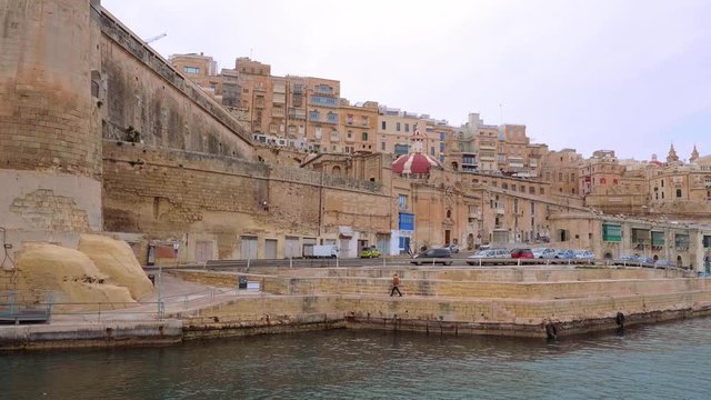 Skyline of Valletta with Barrakka Gardens - travel photography