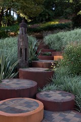 garden with plants and plants