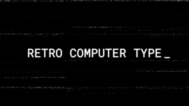 Retro Computer Type