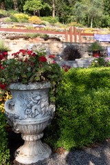 Vessel in the garden 