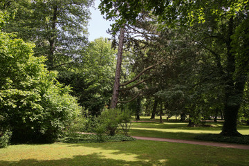 Obraz premium Kurpark im Sommer