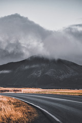 Montain of Iceland Snaefellsas landscape - obrazy, fototapety, plakaty