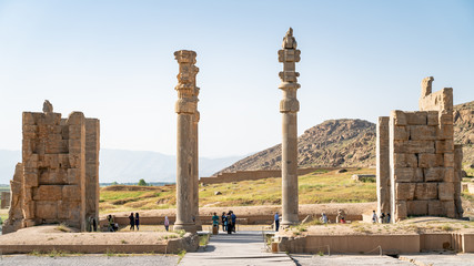Fototapeta premium Historical city of Persapolis in Shiraz, Iran