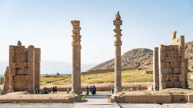 Historical city of Persapolis in Shiraz, Iran