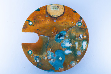 Water damaged electronic