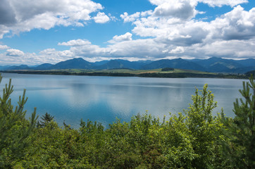Fototapeta na wymiar Lake Liptovská Mara, Slovakia