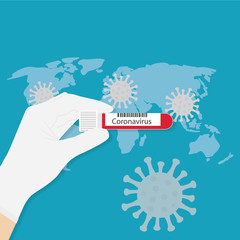 coronavirus pandemic concept- vector illustration