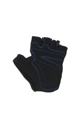 Fingerless glove in black and blue color for Cycling