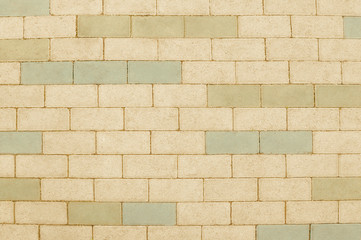 Mosaic pavement texture background