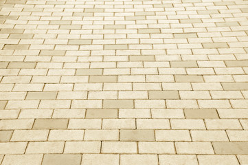 Mosaic pavement texture background