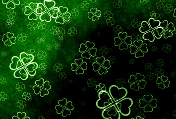 clover shamrocks background 