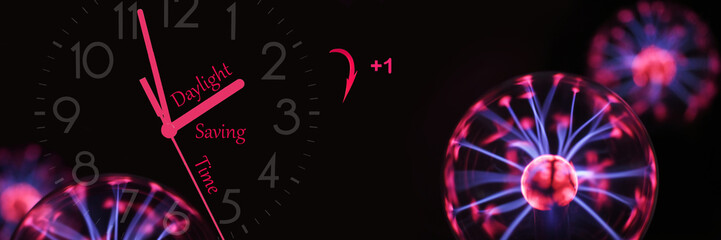 Abstract photo of electric waves.