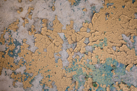 old painted wall