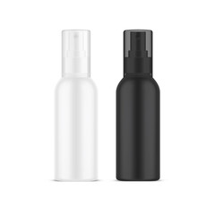Realistic bottle template for deodorant or perfume