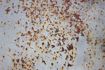 Texture of rusty metal. Rough texture of old metal