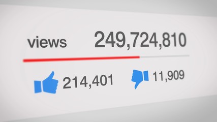 popular social media statistics illustration