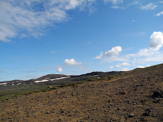 Landschaft an der Krafla auf Island