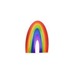 Rainbow lgbt texture digital art. Print for stickers, stationery, wrapping paper, posters, cards, invitations, posts, web, fabrics.