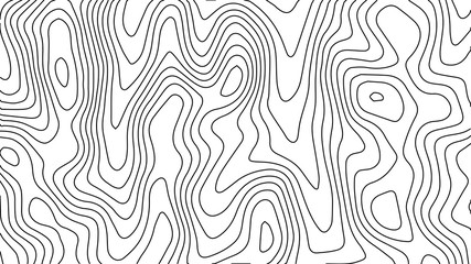 Obraz premium Topographic map lines background. Abstract vector illustration.