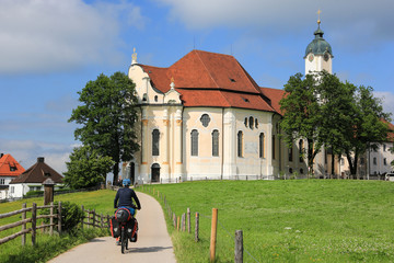Radweg zur Wieskirche