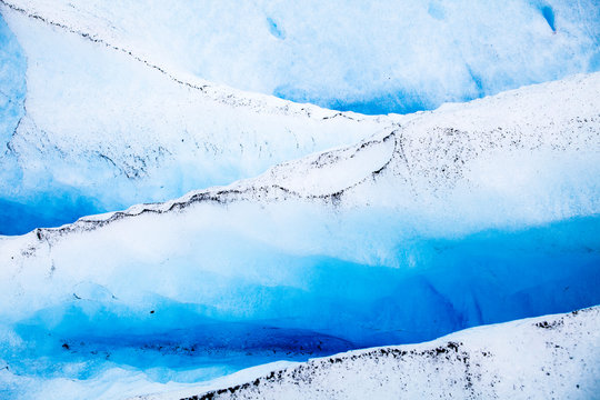 Detail of the Ice Field at Perito Moreno Glacier, Los Glaciares National Park, UNESCO World Heritage Site, Patagonia, Argentina, South America