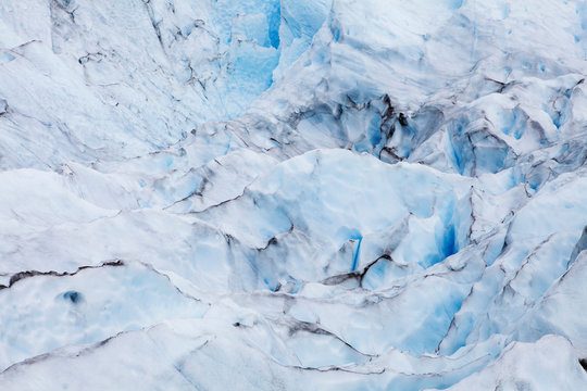 Detail of the Ice Field at Perito Moreno Glacier, Los Glaciares National Park, UNESCO World Heritage Site, Patagonia, Argentina, South America