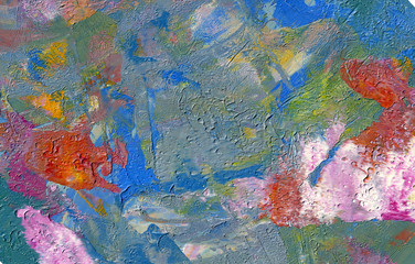 Abstract textured background. Oil paint. High detail.
