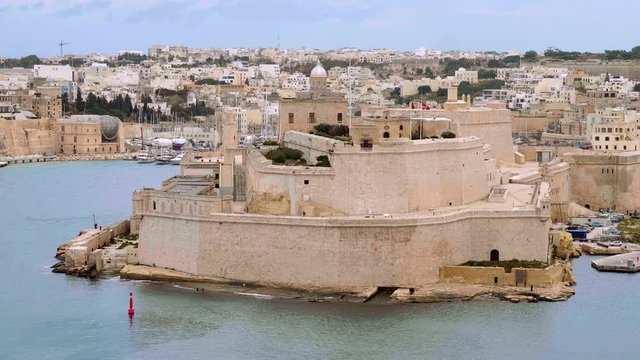 Fort St Angelo in the 3 cities of Valletta - travel photography