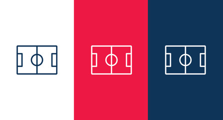 Football stadium icon illustration isolated vector sign symbol