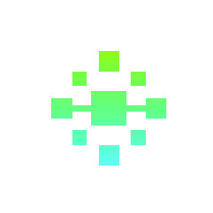 Obraz premium data connection logo