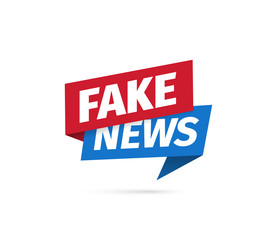Fake news Isolated vector icon. Sign of main news on white background 