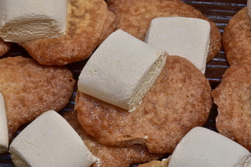 Mostaccioli, dolce tipico della citta di Palermo. Sicilia. Italia