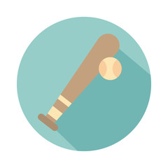 baseball bat ball sport block style