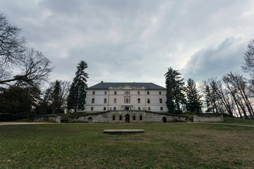 The Batthyany castle in the town of Bicske, Hungary