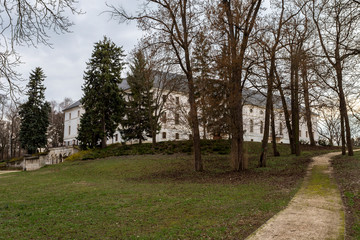 The Batthyany castle in the town of Bicske, Hungary