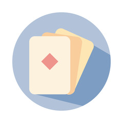 poker diamond cards block style icon