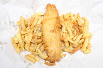 Fish and Chips from an English Fish and Chips shop
