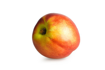 Nectarine isolated on white background